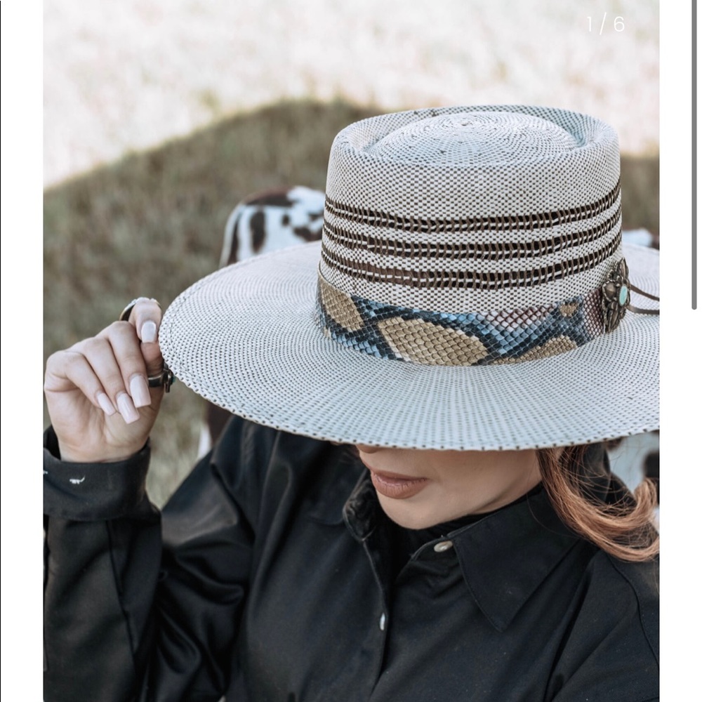 New ! Straw Boater hat